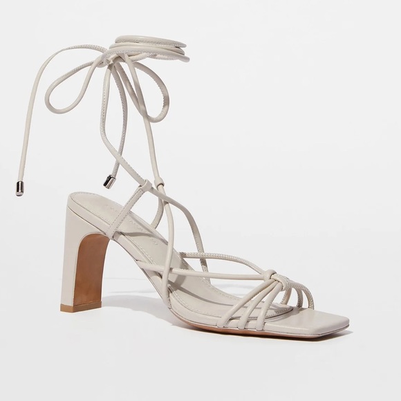 Jonathan Simkhai Heeled Wrap Sandal - Picture 1 of 4
